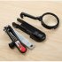 Small Pet Nail Clipper with Magnifying Glass for Hamster Hedgehog Chinchilla Guinea Pig black