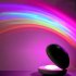 Small Rainbow Projection Lamp LED Colorful Night Light Creative Children Room Decoration color