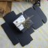 Small Size Black Folding Carton  Square Retro Packaging Casket  Jewelry Casket