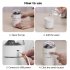 Small Volcano 320ml Electric Aromatherapy Air Diffuser USB Ultrasonic Air Humidifier Essential Oil Aroma Atomizer white