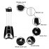 Small and powerful 300 Watt blender with sports bottle  perfect to blend shakes and smoothies 