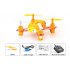 Smallest quadcopter ever  This 2 4 GHz mini quadcopter with 4 channel remote is lightweight  super portable and ready to fly out of the box  