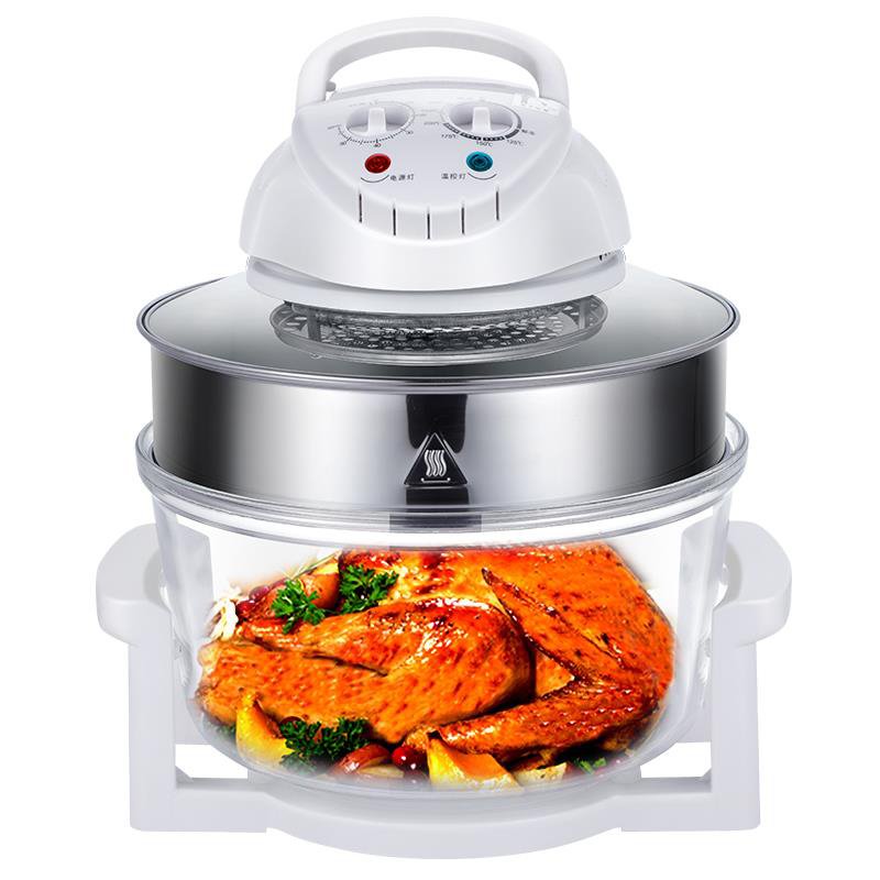 Smart Air  Fryer Large Capacity Household Convection Oven Visual Air Fryer For French Fries 12l-17l white