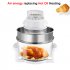 Smart Air  Fryer Large Capacity Household Convection Oven Visual Air Fryer For French Fries 12l 17l white