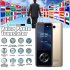 Smart Android Translator Real Time Voice offline 107 Language 2 4g 5G WIFI translation Machine Portable for Travel Silver grey