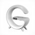 Smart Bluetooth Speaker Alarm Clock 15w Wireless Phone Charger Bedside Night Light Rgb Colorful Desk Lamp US Plug