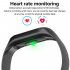 Smart Bracelet Color screen IP67 Fitness Tracker Blood Pressure Heart Rate Monitor Smart Band for Android IOS Phone black