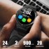 Smart Bracelet LEM15 Smart Watch WA814UA3 Multifunction Sport Heart Rate Monitor Smart  Watch Black