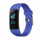 Smart Bracelet MK05 Sports Health Bracelet Bluetooth Step-counting Heart Rate and Blood Pressure Monitoring Blue
