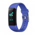 Smart Bracelet MK05 Sports Health Bracelet Bluetooth Step counting Heart Rate and Blood Pressure Monitoring Blue
