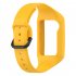 Smart Bracelet Strap Integrated Watchbands Replacement Wristband Accessories Compatible For Huawei Band7 Honor Band 6 Vitality Yellow