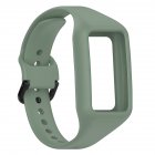 Smart Bracelet Strap Integrated Watchbands Replacement Wristband Accessories Compatible For Huawei Band7 Honor Band 6 Gray green