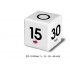 Smart Cube Shaped Yoga Timer Rest Reminder Kitchen Alarm Clock Countdown Timer green