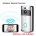 Smart Door Bell Wireless Wifi Rain proof Night Vision Intercom Camera Doorbell V5 M3 Silver