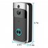 Smart Door Bell Wireless Wifi Rain proof Night Vision Intercom Camera Doorbell V5 M3 black