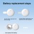 Smart Finder Luggage Tracker Tag Locator Unlimited Distance Mini Key Finder Locator For Suitcase Children Pet Cats Dog White