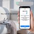 Smart Finder Luggage Tracker Tag Locator Unlimited Distance Mini Key Finder Locator For Suitcase Children Pet Cats Dog White