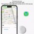 Smart Finder Luggage Tracker Tag Locator Unlimited Distance Mini Key Finder Locator For Suitcase Children Pet Cats Dog White