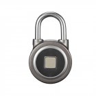 Smart Fingerprint Lock Waterproof Bluetooth Phone APP Keyless Anti-theft Padlock Suitcase <span style='color:#F7840C'>Door</span> Lock for Smart Home Silver grey