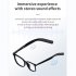 Smart Glasses Earphones Built in Stereo Noise Canceling Mic Speakers Glasses Headphones Sports Touch Control Headset