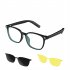 Smart Glasses Earphones Built in Stereo Noise Canceling Mic Speakers Glasses Headphones Sports Touch Control Headset