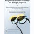 Smart Glasses Earphones Built in Stereo Noise Canceling Mic Speakers Glasses Headphones Sports Touch Control Headset