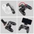 Smart Handle Clip With Otg Cable Adjustable Viewing Angle Use For Install Different Game Simulators Compatible for Ps4 Slim  Black with OTG cable