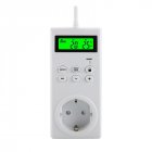 Smart Home Wireless Electric Socket Automatic Thermostat Plug Outlet Built in Temperature Sensor Remote Control EU plug