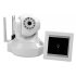 Smart Home Wireless IP Camera with 1 4 inch CMOS  Smart Switch  Wireless Door Sensor  remote viewing and IR night vision brings next gen security