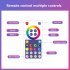 Smart LED Lamp For Living Room  APP Control WIFI   BLE Dual Mode RGB IC Round LED Table Lamp With Timing Function For Bedroom Gaming Room Nightstand  10 Inch  b