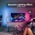 Smart LED Lamp For Living Room  APP Control WIFI   BLE Dual Mode RGB IC Round LED Table Lamp With Timing Function For Bedroom Gaming Room Nightstand  10 Inch  b