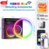 Smart LED Lamp For Living Room  APP Control WIFI   BLE Dual Mode RGB IC Round LED Table Lamp With Timing Function For Bedroom Gaming Room Nightstand  10 Inch  w