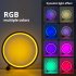 Smart LED Lamp For Living Room  APP Control WIFI   BLE Dual Mode RGB IC Round LED Table Lamp With Timing Function For Bedroom Gaming Room Nightstand  10 Inch  w