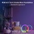 Smart LED Lamp For Living Room  APP Control WIFI   BLE Dual Mode RGB IC Round LED Table Lamp With Timing Function For Bedroom Gaming Room Nightstand  10 Inch  w