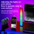 Smart LED Light Bars With Music Sync Modes APP Control Adjustable Brightness RGB Light Bar For TV Movies PC as shown