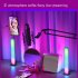 Smart LED Light Bars With Music Sync Modes APP Control Adjustable Brightness RGB Light Bar For TV Movies PC as shown