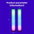 Smart LED Light Bars With Music Sync Modes APP Control Adjustable Brightness RGB Light Bar For TV Movies PC as shown