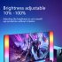 Smart LED Light Bars With Music Sync Modes APP Control Adjustable Brightness RGB Light Bar For TV Movies PC as shown