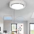 Smart Led Solar Ceiling Light 2 in 1 Light Control Remote Control Corridor Light For Indoor Outdoor Decoration 45W