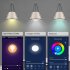Smart Light Bulbs 1500LM 2000 7000K 15W Night Light Bulbs WiFi RGB LED Color Changing Bulb Voice Controlled Bulb Light For E27 E26 B22 Screw Base Light Bulb E27