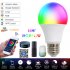 Smart Light Bulbs 1500LM 2000 7000K 15W Night Light Bulbs WiFi RGB LED Color Changing Bulb Voice Controlled Bulb Light For E27 E26 B22 Screw Base Light Bulb E27