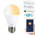 Smart Light Bulbs 1500LM 2000 7000K 15W Night Light Bulbs WiFi RGB LED Color Changing Bulb Voice Controlled Bulb Light For E27 E26 B22 Screw Base Light Bulb E27