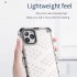 Smart Phone Case Shockproof Hard Protective Cover Scratch Resistant Protective Skin Compatible For IPhone 15 Translucent white iPhone15plus