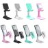 Smart Phone Holder Desk Portable Tablet Cell Phone Holder Tablet Stand Anti Slip Adjustable Angle Phone Holder Folding Electronic Devices Mount For Mobile Phone