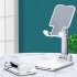 Smart Phone Holder Desk Portable Tablet Cell Phone Holder Tablet Stand Anti Slip Adjustable Angle Phone Holder Folding Electronic Devices Mount For Mobile Phone