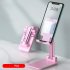Smart Phone Holder Desk Portable Tablet Cell Phone Holder Tablet Stand Anti Slip Adjustable Angle Phone Holder Folding Electronic Devices Mount For Mobile Phone