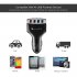Smart  Qc3 0  Fast  Charger 4 USB Car Charger 3 5a Fast Charger For Android Iphone White