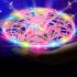 Smart Sensor Flying Ball Toys Magic Ufo Remote Control Aircraft Suspension Ball Toys pink with light