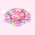 Smart Sensor Flying Ball Toys Magic Ufo Remote Control Aircraft Suspension Ball Toys pink with light