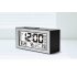 Smart Silent Luminous Alarm Clock 2 Kinds Alarm Ring LCD Wide View Screen English Edition white